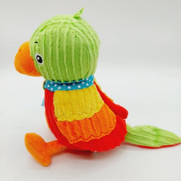 Monkeez & Friends Parrot Bird Plush Stuffed Animal Multi-colored  7" - Picture 2 of 7